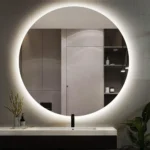Miroir salle de bain LED Luna Maroc – Verre Saint-Gobain 6 mm – Éclairage LED blanc neutre et lumière diffuse – Miroir sur mesure haut de gamme