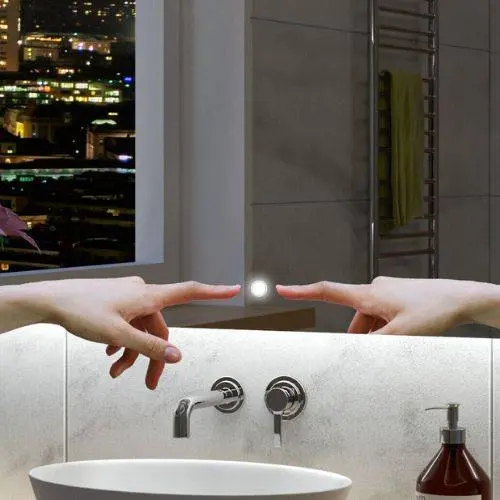 miroir LED tactile