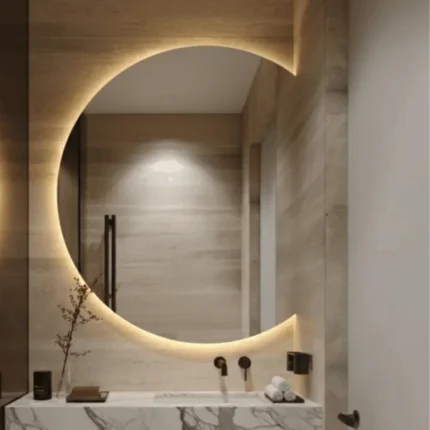 Miroir salle de bain ELARA LED mural en verre premium 6 mm