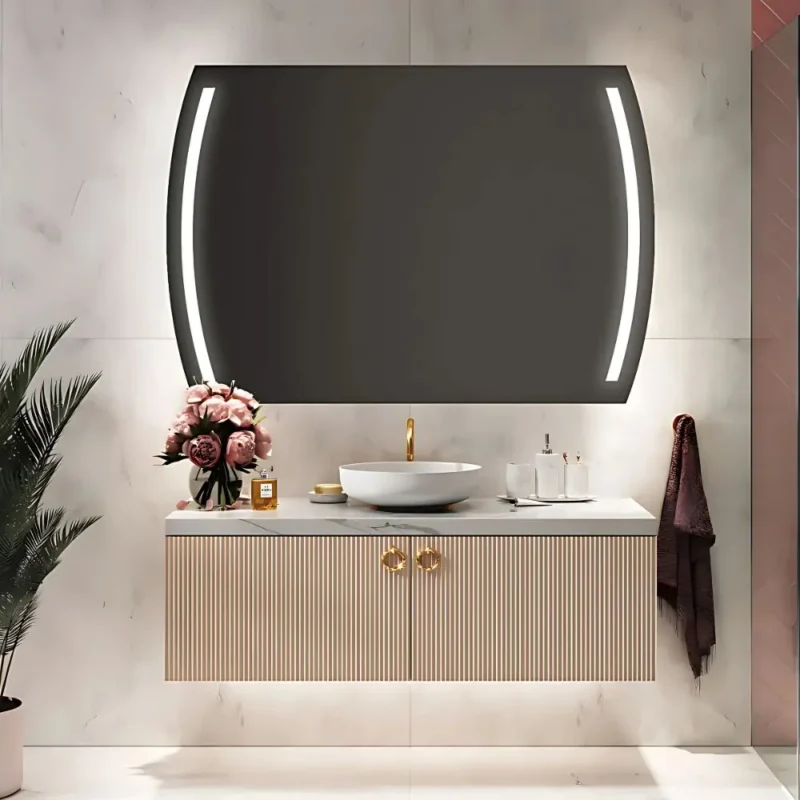 Miroir VEGA LED rectangulaire design lumineux Saint-Gobain 6 mm