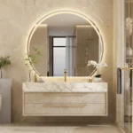 Éclairage LED du miroir salle de bain ZENITH vue frontale