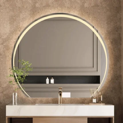 Miroir salle de bain LED ZENITH vue frontale