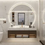 Miroir ZENITH LED avec reflet de la salle de bain