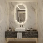 miroir Velora LED verre 6 mm décoration salle de bain Maroc