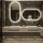 miroir salle de bain Velora LED mural design au Maroc