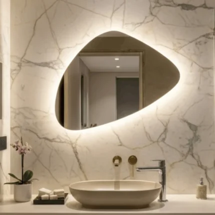 miroir salle de bain éclairé