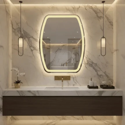miroir led design salle de bain