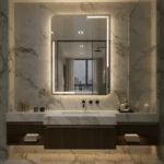 Miroir rétro éclairé