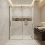 cabine de douche rectangulaire