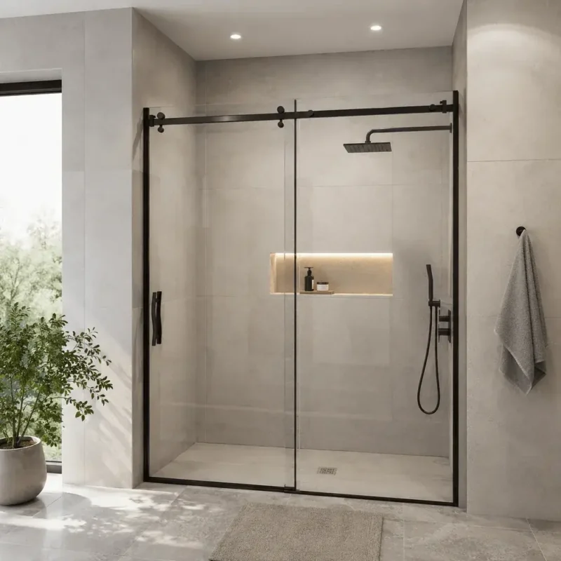 cabine de douche rectangulaire