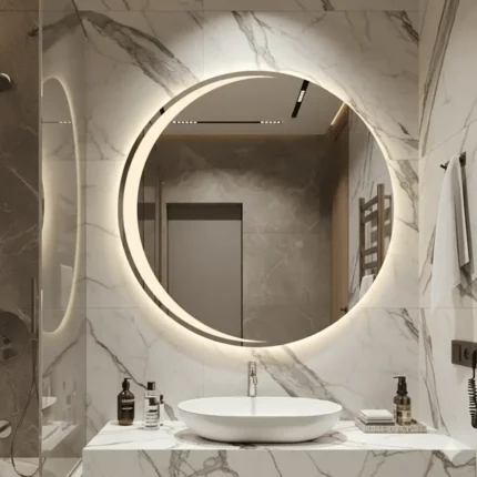 miroir rond moderne