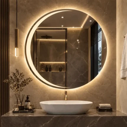 miroir rond moderne