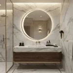 miroir rond moderne l